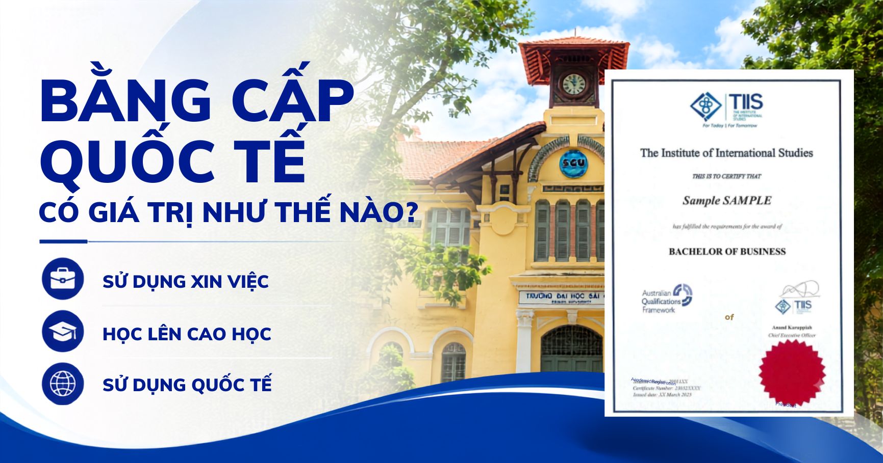 Bằng cấp quốc tế có giá trị như thế nào?