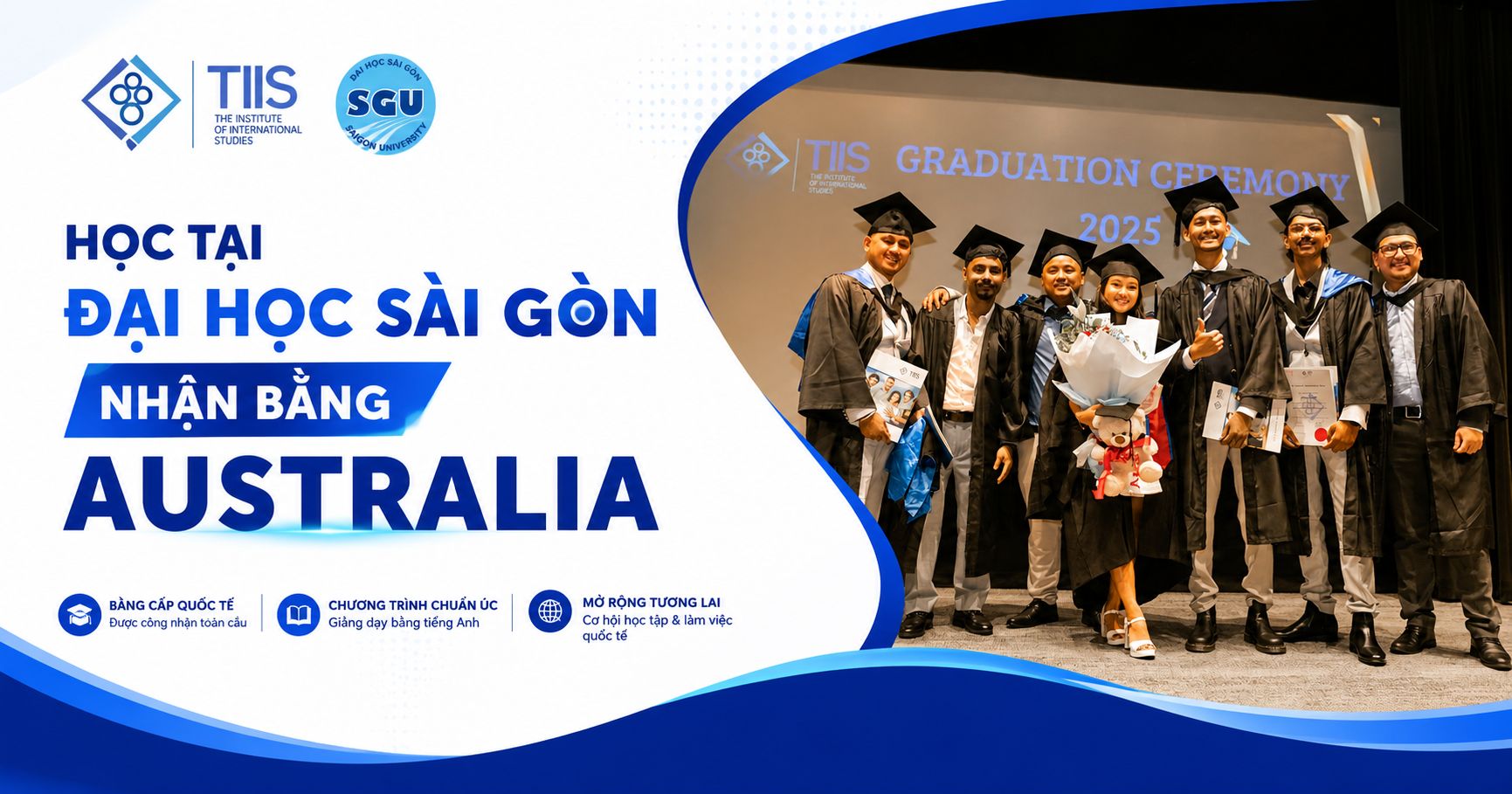 Học tại Đại Học Sài Gòn nhận bằng Australia