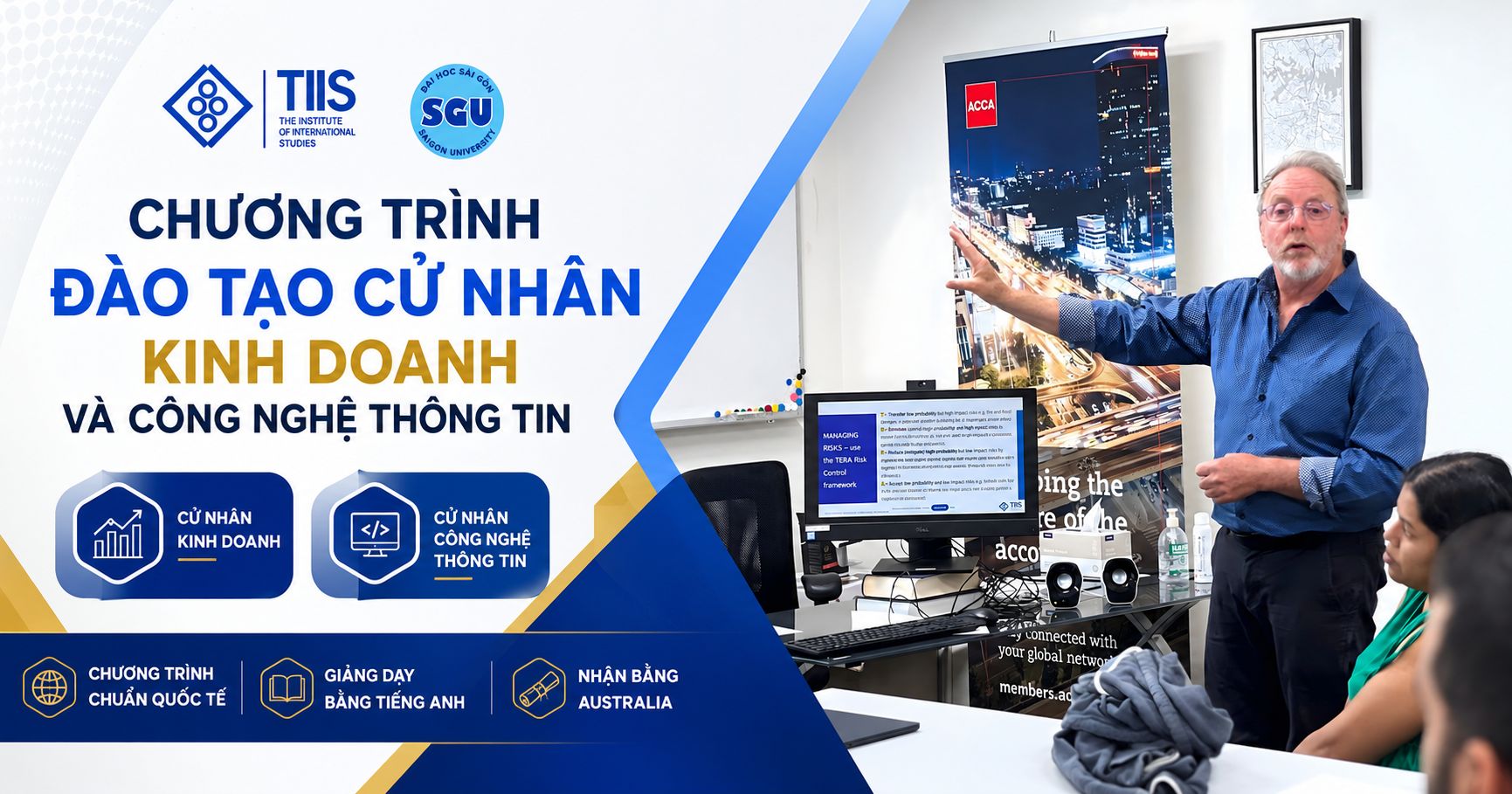 Chương trình đào tạo cử nhân kinh doanh và công nghệ thông tin