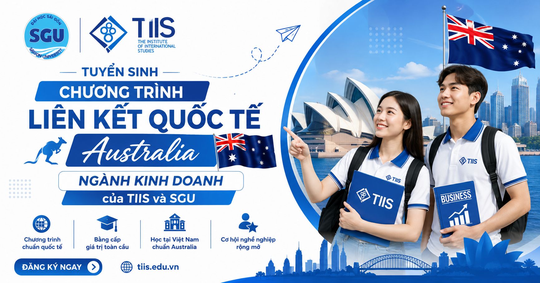 Ngành kinh doanh chương trình liên kết quốc tế SGU