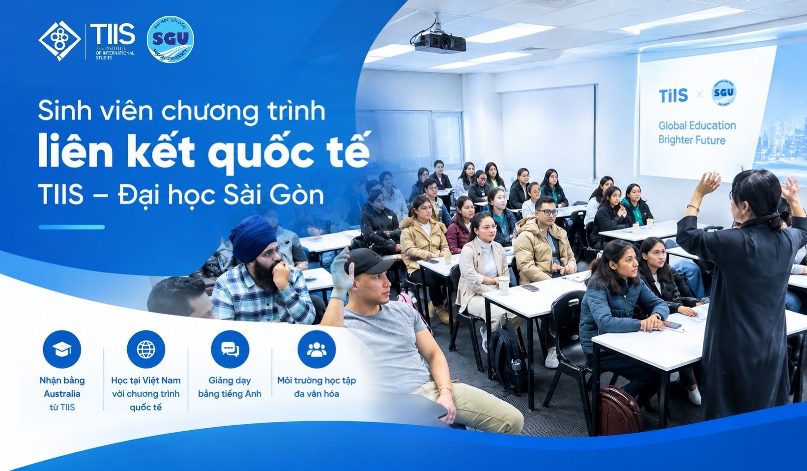 Sinh viên chương trình liên kết quốc tế TIIS – Đại học Sài Gòn